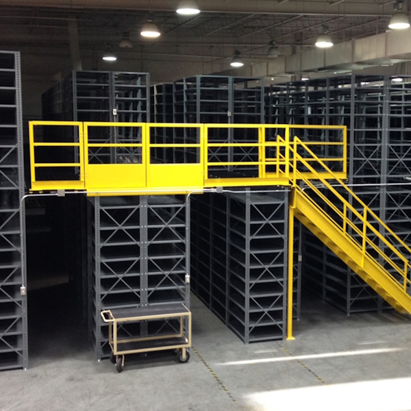 Mezzanine Storage System. 