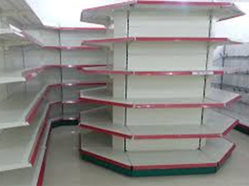 Supermarkets shelves