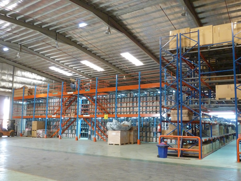 Mezzanine Storage System. 